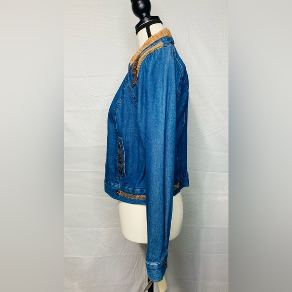 VINTAGE NANCY BOLEN WOMENS DENIM JACKET - Picture 5 of 16